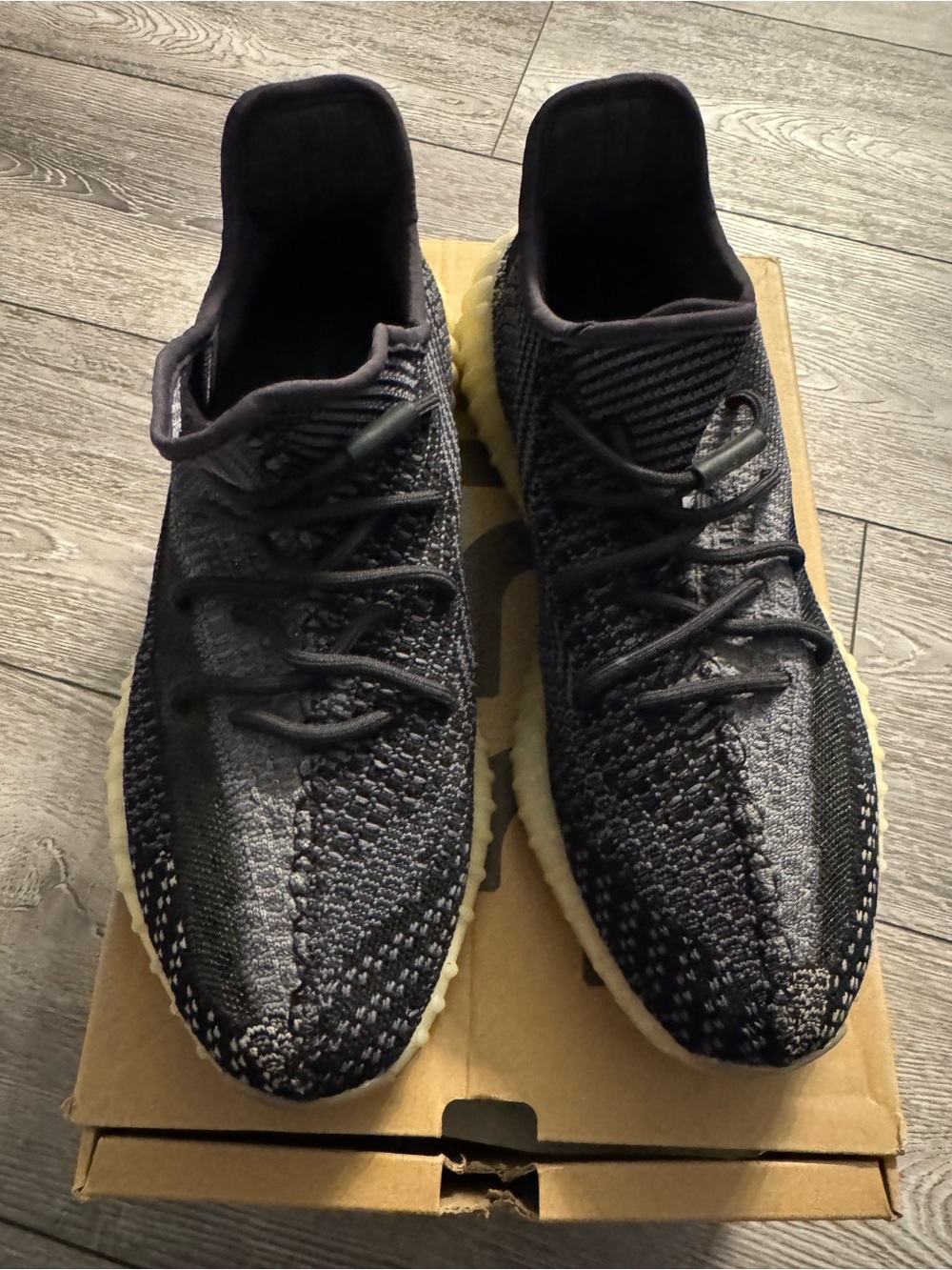 adidas Yeezy Boost 350 V2 Box in Brown with Black Print